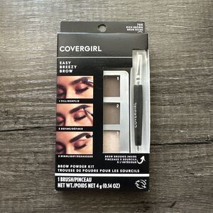 CoverGirl Easy Breezy Brow Powder Kit, Rich Brown‎ 705, 0.14 oz